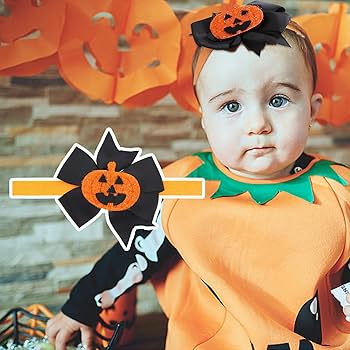 Amazon.co.jp: ハロウィン ベビー ガール ヘッドバンド、2個